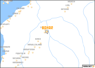 map of Bomar