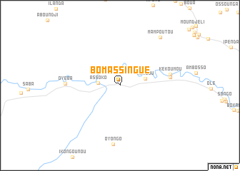 map of Bomassingué