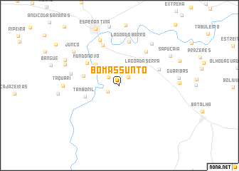 map of Bom-Assunto