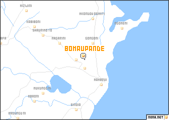 map of Boma Upande