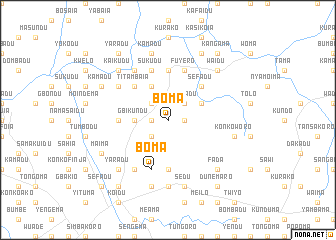 map of Boma