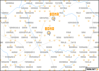 map of Boma