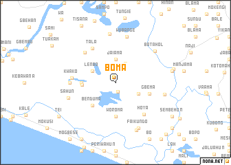 map of Boma