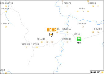 map of Boma