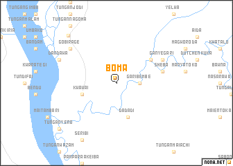 map of Boma