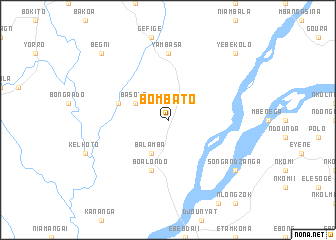 map of Bombato