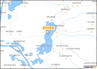 map of Bomba