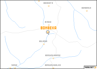 map of Bombeka