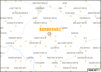 map of Bomberház