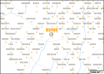 map of Bombe