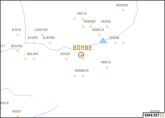 map of Bombe