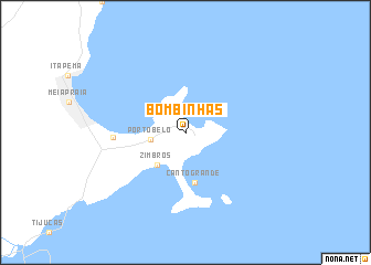 map of Bombinhas