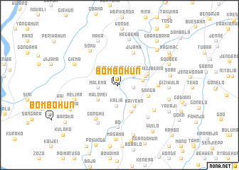 map of Bombohun