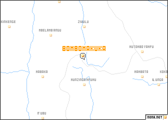 map of Bombo-Makuka