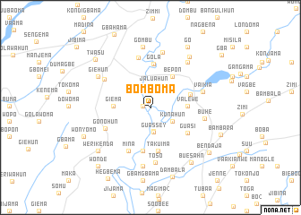 map of Bomboma