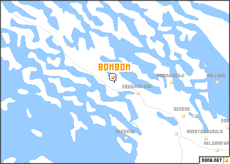 map of Bombom