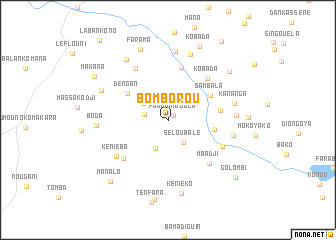 map of Bomborou