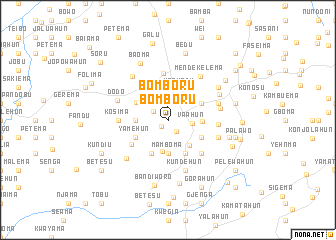 map of Bomboru