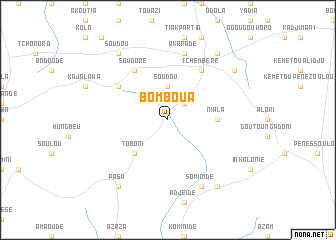 map of Bomboua
