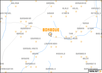 map of Bomboué