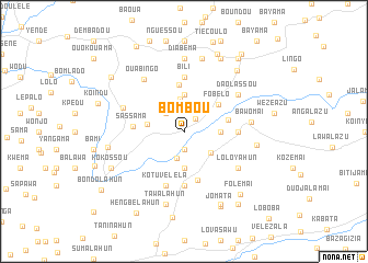 map of Bombou