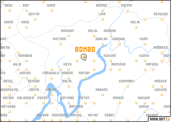 map of Bombo