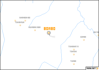 map of Bombo