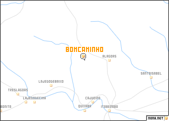map of Bom Caminho