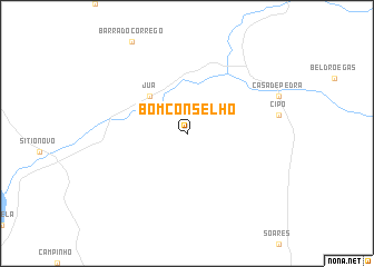 map of Bom Conselho