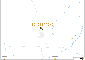 map of Bom Despacho