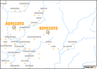 map of Bomegoro