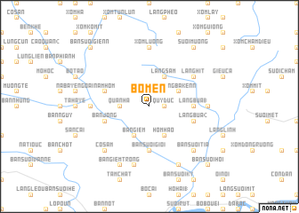 map of Bo Men