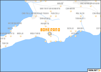 map of Bomerano