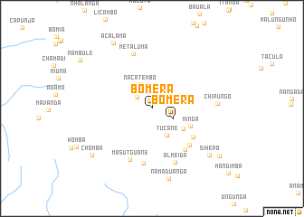 map of Bomera