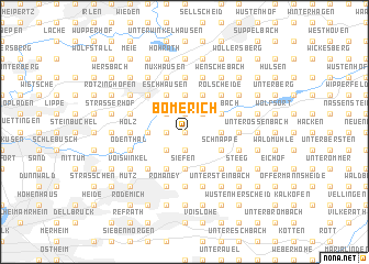 map of Bömerich