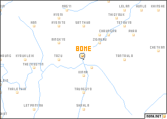 map of Bome