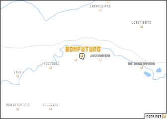 map of Bom Futuro