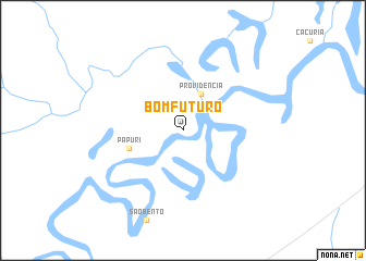 map of Bom Futuro