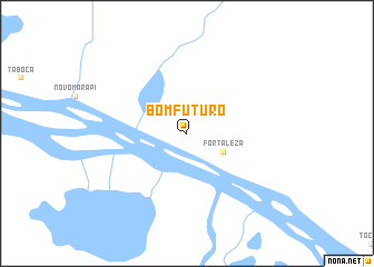 map of Bom Futuro