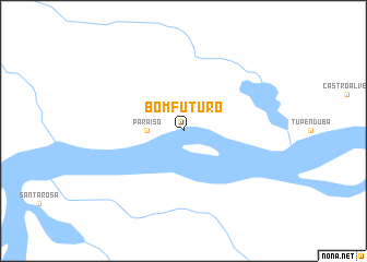 map of Bom Futuro