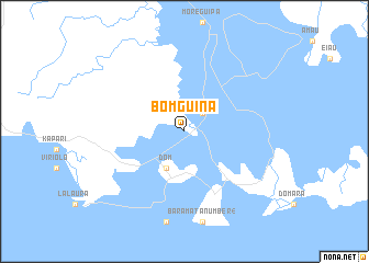 map of Bomguina