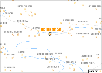 map of Bomi Bānda