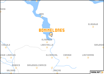 map of Bomi Melones