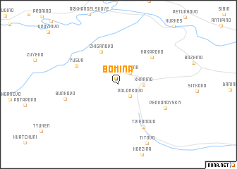 map of Bomina