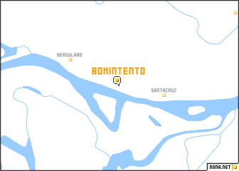 map of Bom Intento