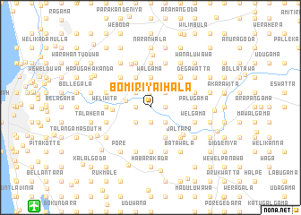 map of Bomiriya Ihala