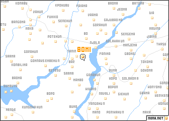 map of Bomi