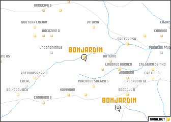 map of Bom Jardim