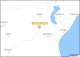 map of Bom Jardim