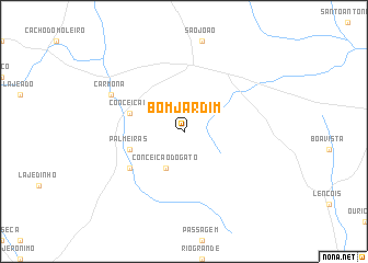 map of Bom Jardim